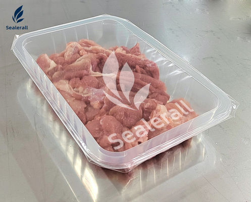 satın al Harita Gelişmiş Plastik Konteyner Doldurma Makinesi Otomatik Tepsiler Paketleme Makinesi online manufacture